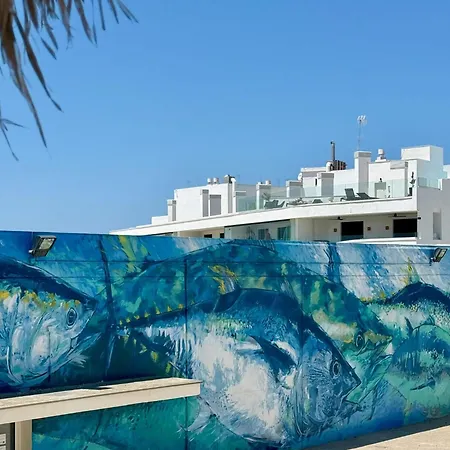 Salitre Luxury With 2 & 2 Bathrooms, Oceanfront With Pool, Private Terrace, Private Parking & Free Wifi Apartment