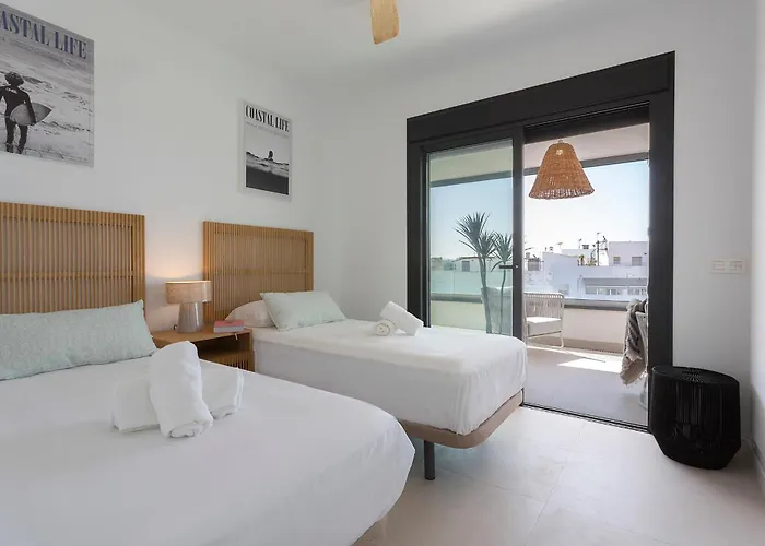 Salitre Luxury Oceanfront With Pool Terrace And Private Parking Daire Conil De La Frontera